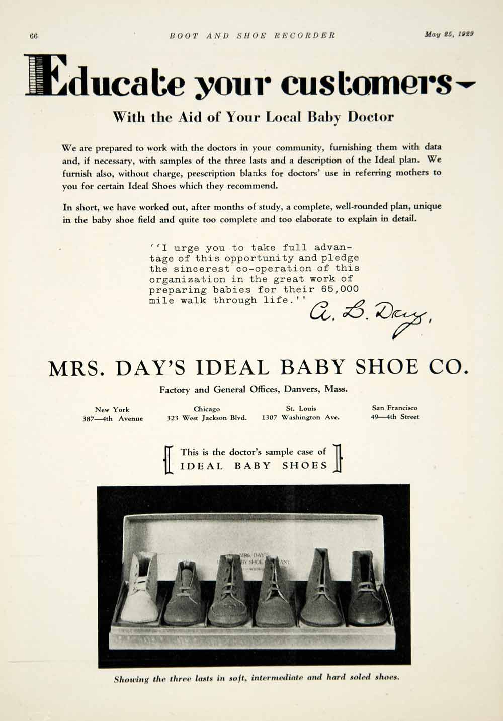 mrs day's ideal baby shoes