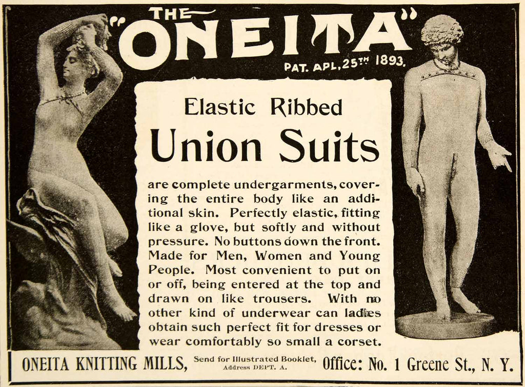 1922 Ad Fuld Hatch Knitting Company No Button Union Suit Underwear