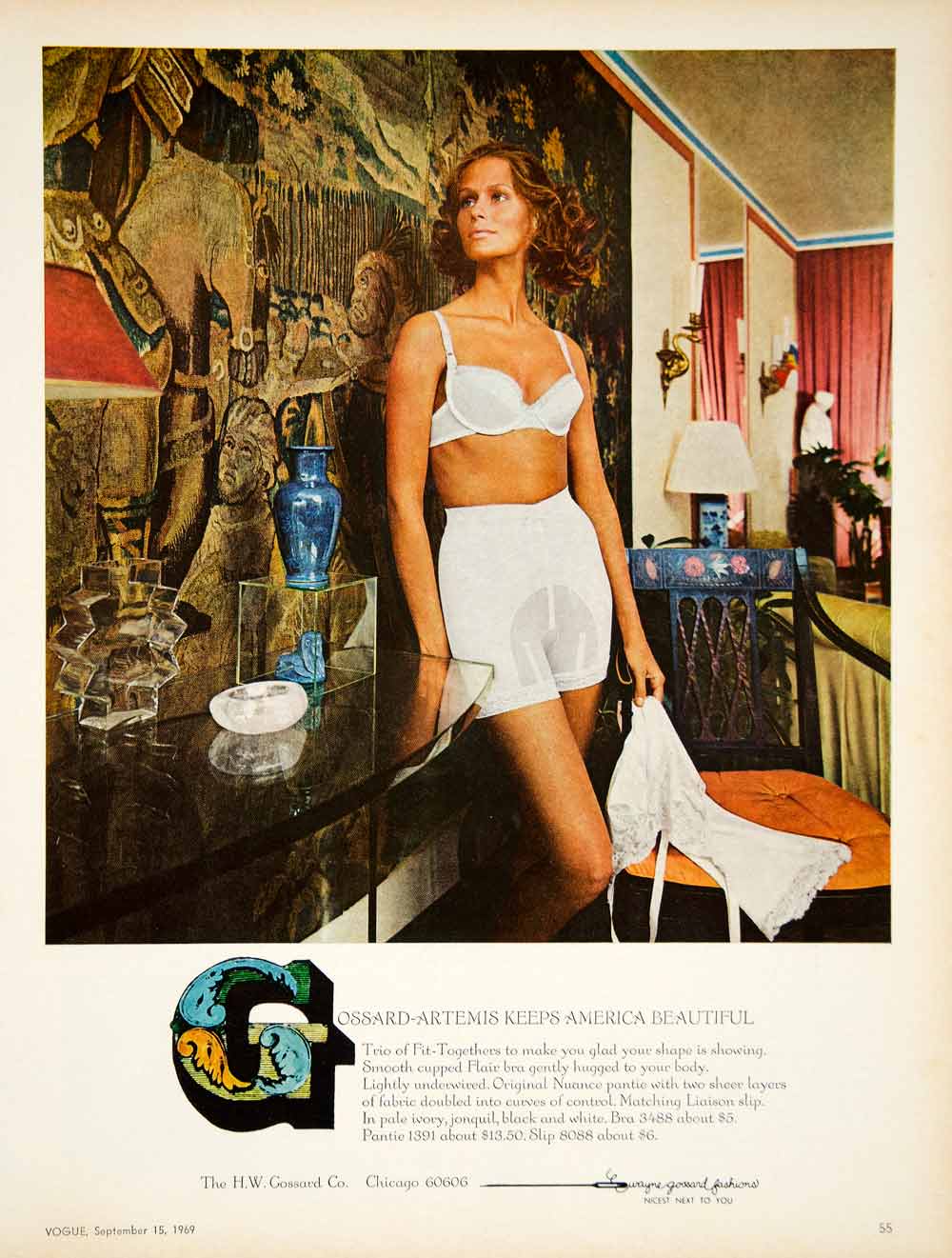 Original Vintage Lingerie Ad for 1966 Lilyette Secret Fulfillment Plunge  Bra 