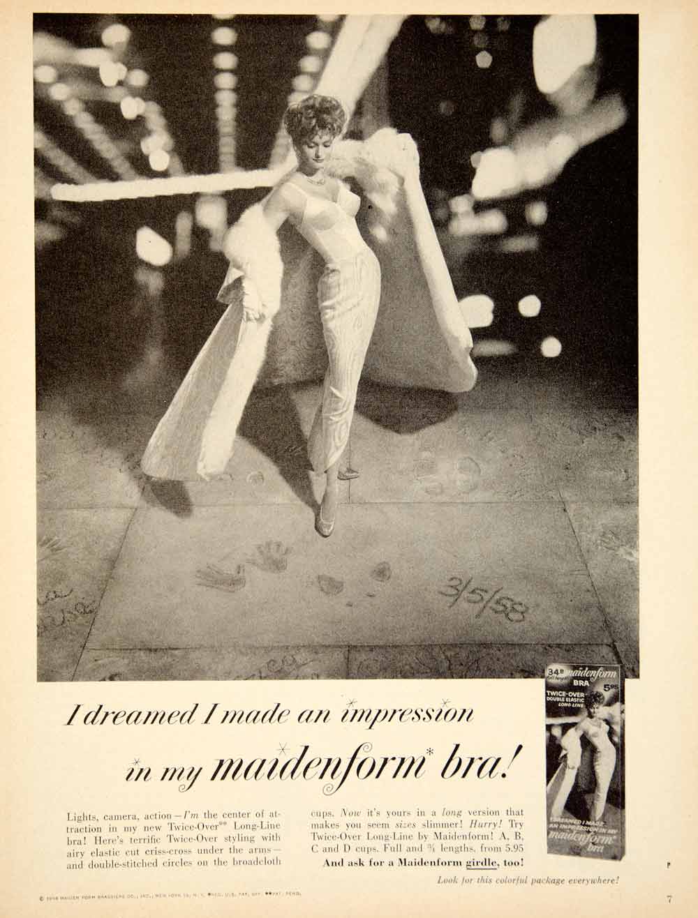 I dreamed I took the cue in my maidenform bra. (ad from Look magazine  1963) : r/vintageads