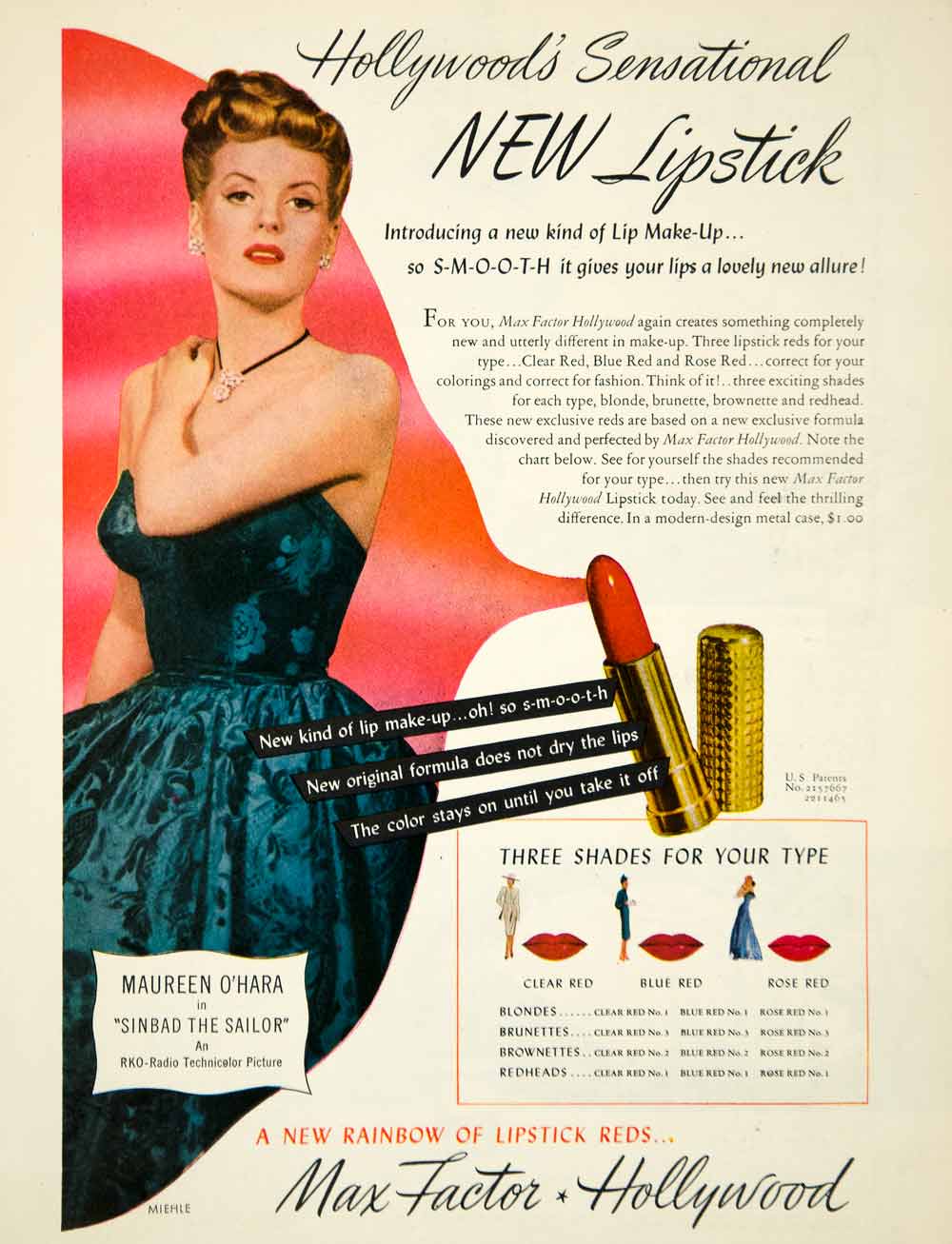 1950 Ad Max Factor Hollywood Makeup Christmas Magic Vanity