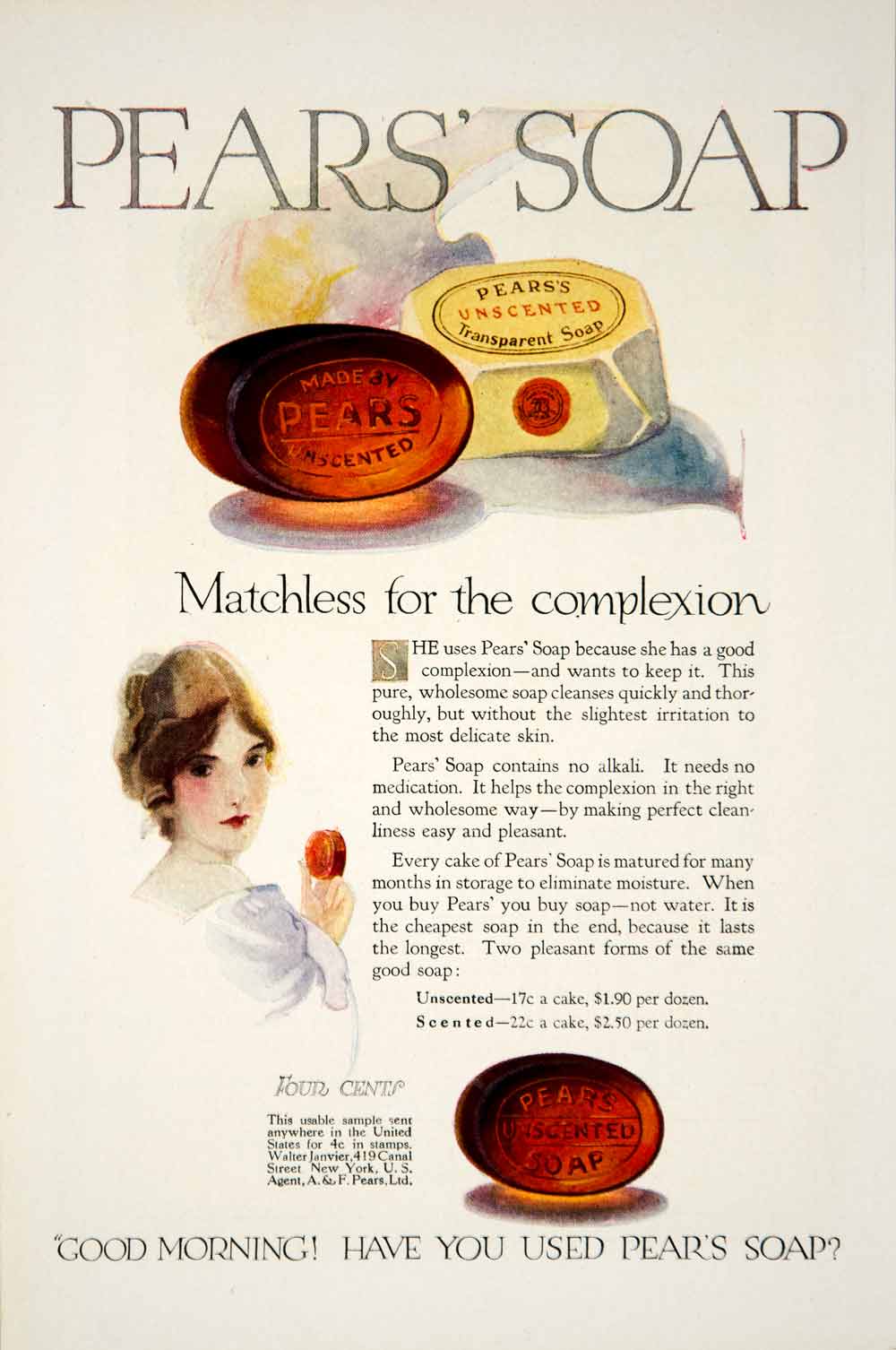 1919 Ad Resinol Soap Women Make Him Proud of Your Complexion Face