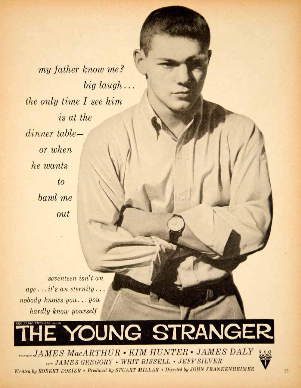 Dennis Hopper + Yvonne Craig in The Young Land (1959) ORIG VINTAGE