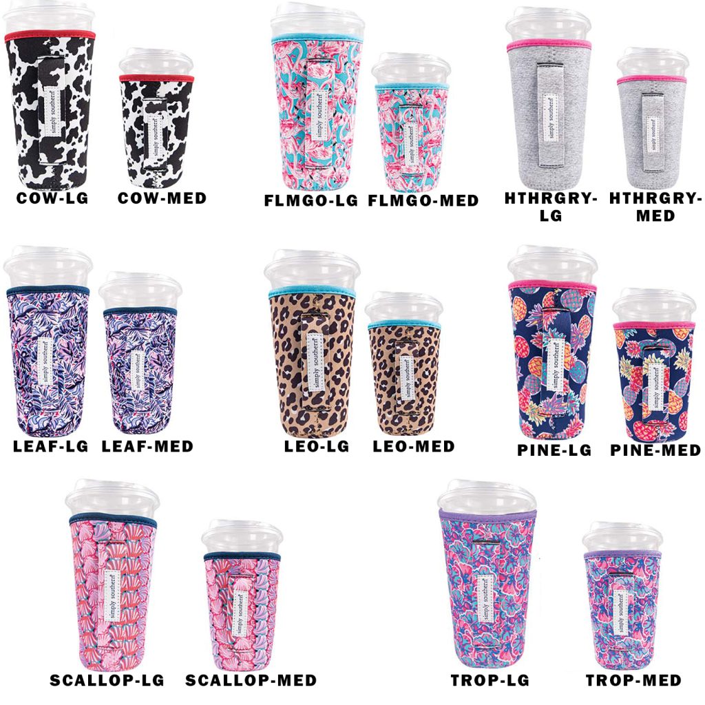 Simply Southern Flamingo Print 40oz Tumbler With Lid Handle & Straw, Pink