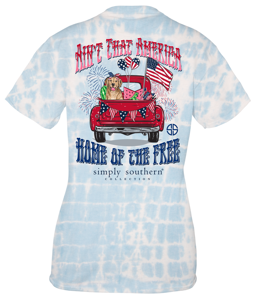 Ain T That America Home Of The Free Red Truck S22 Ss Adult T S Woo S Too Boutique