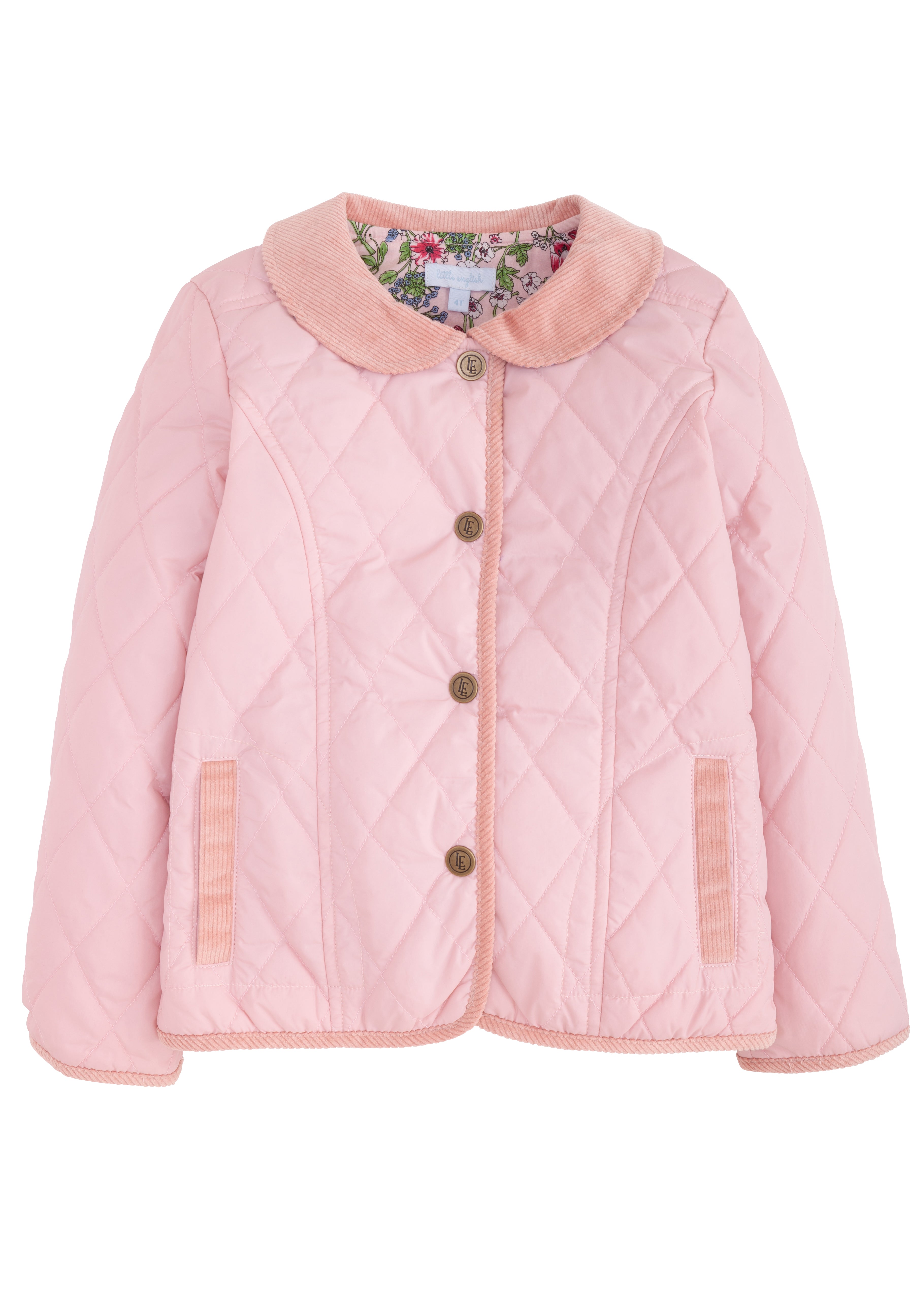 Classic Quilted Jacket - Dusty Pink