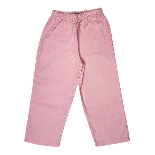 FP20 FRILLY PANTS with DOTTY LACE - PINK - Kiddie Boutique By Claire