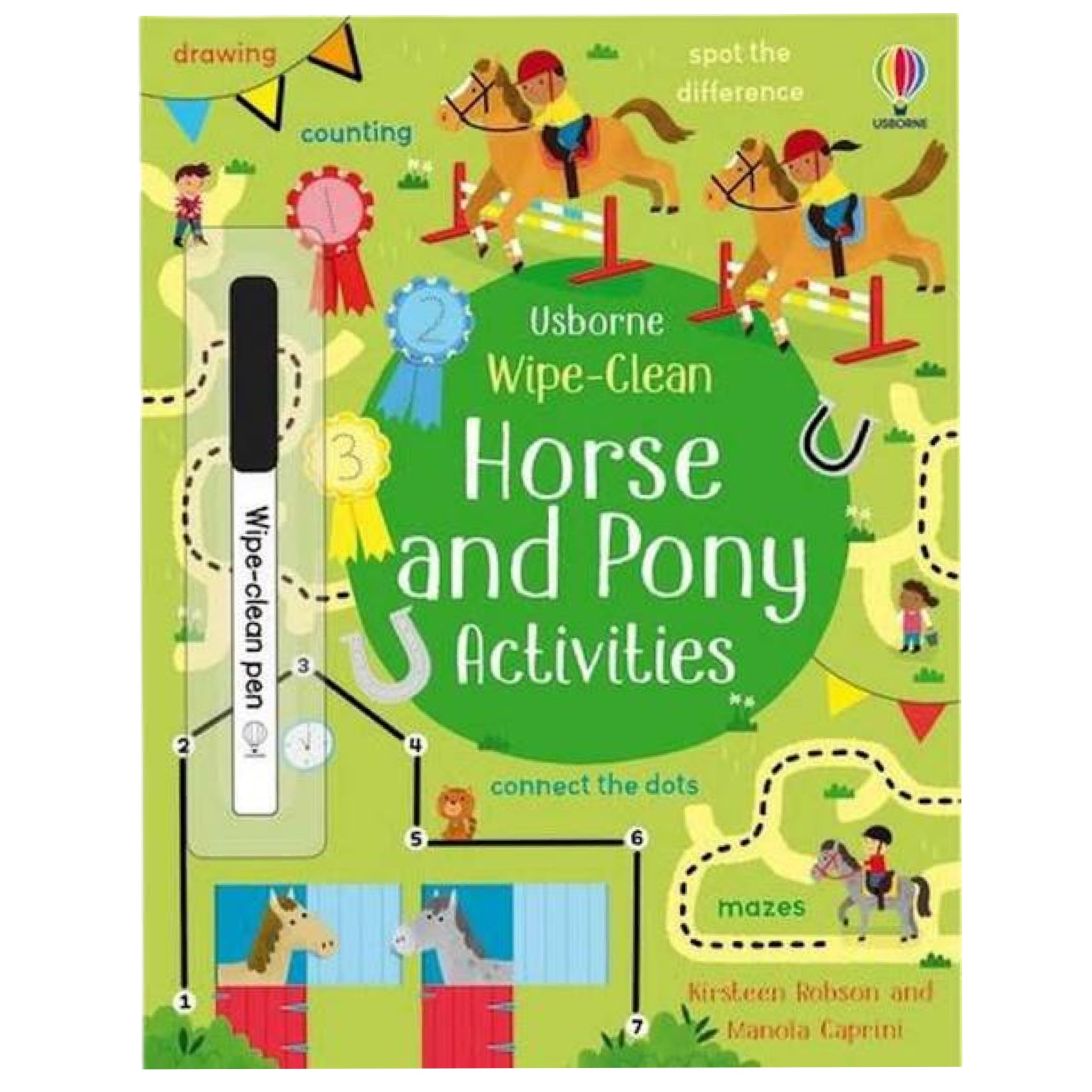 Wipe-Clean, Horse and Pony Activities
