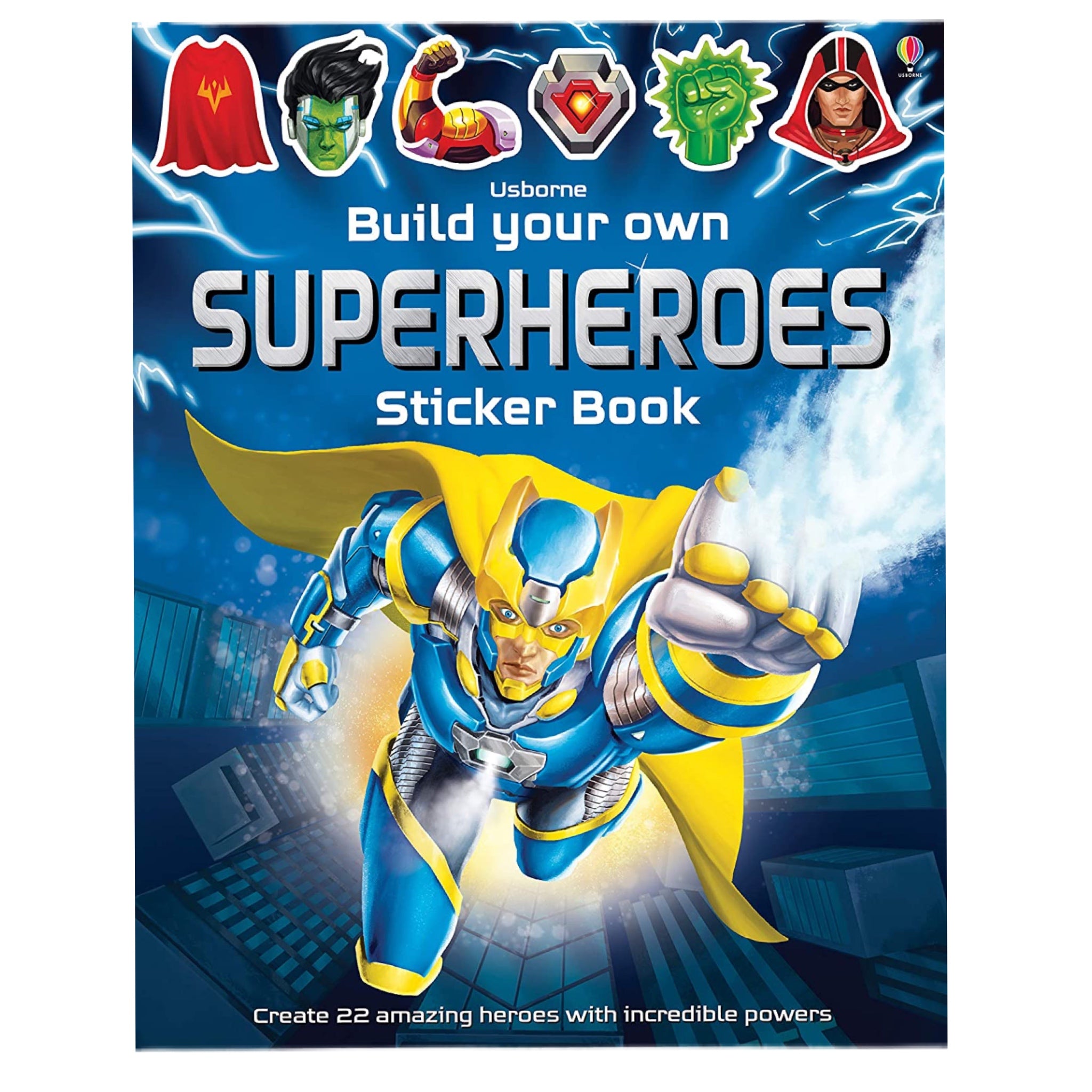 Build Your Own Superhero Sticker Book