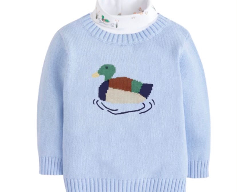 Mallard Intarsia Sweater