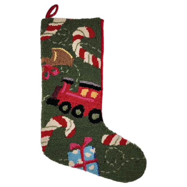 Nutcracker Frog Needlepoint Stocking