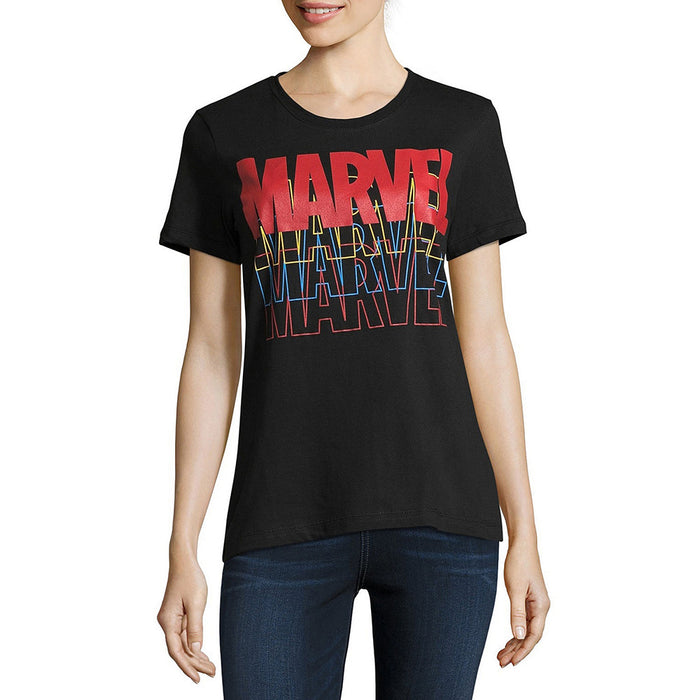 Directamente milla nautica Andrew Halliday Marvel - Camiseta - Logo - Mujer — DESCUYDADO