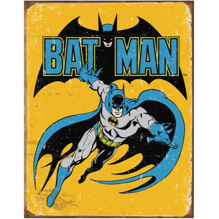 DC Comics - Poster Metálico - Batman Retro — DESCUYDADO