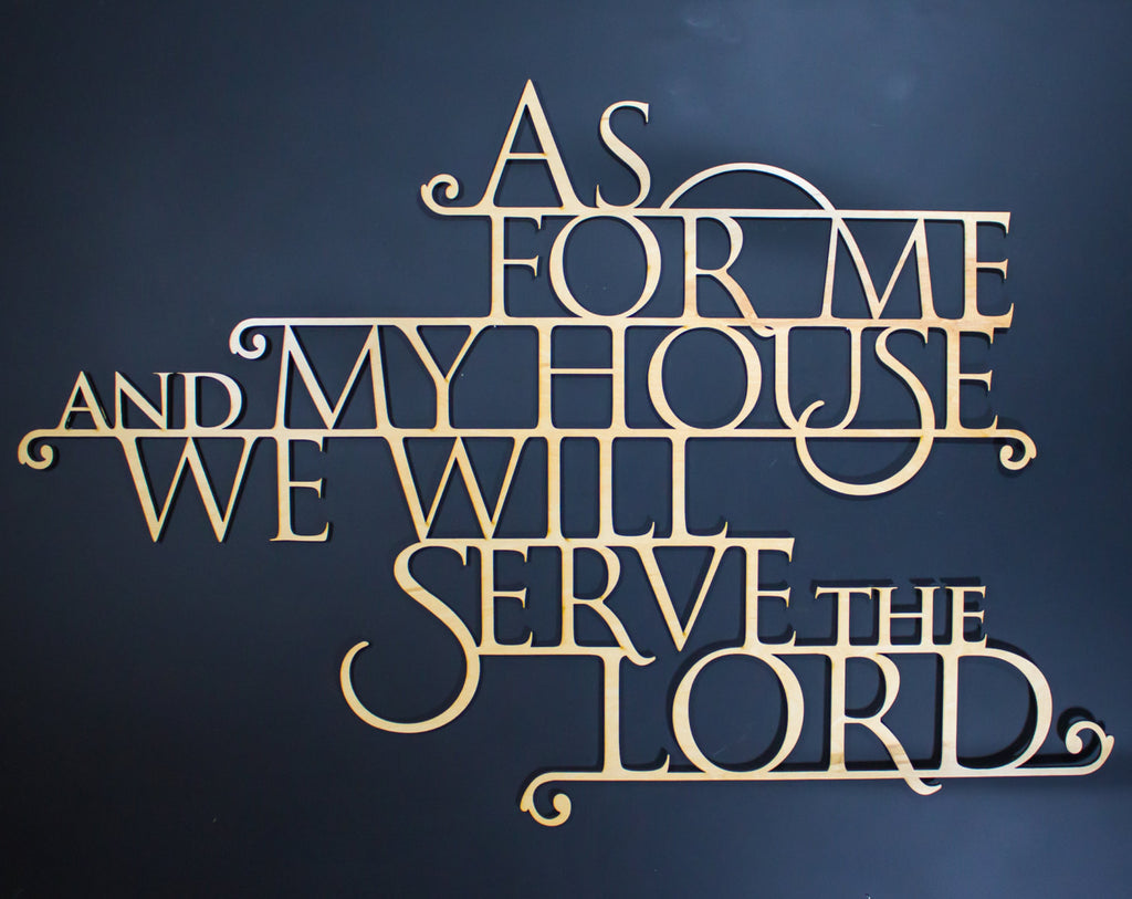 as for me and my house scripture