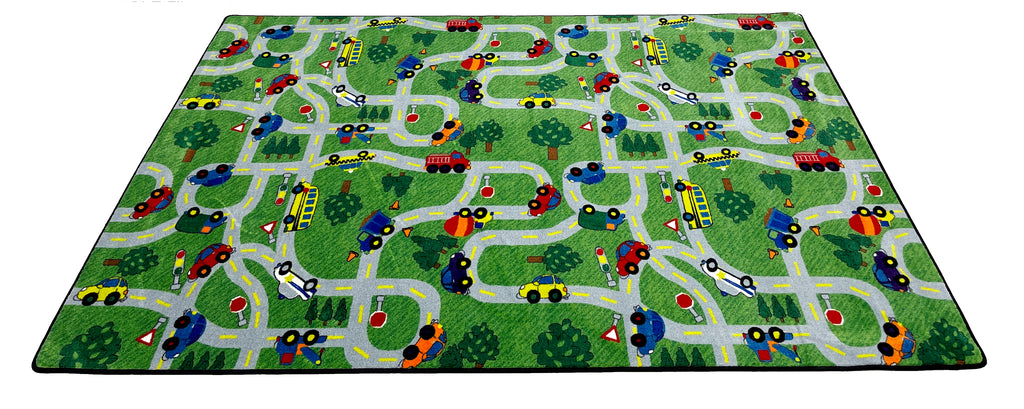 Race Track Maze Rug