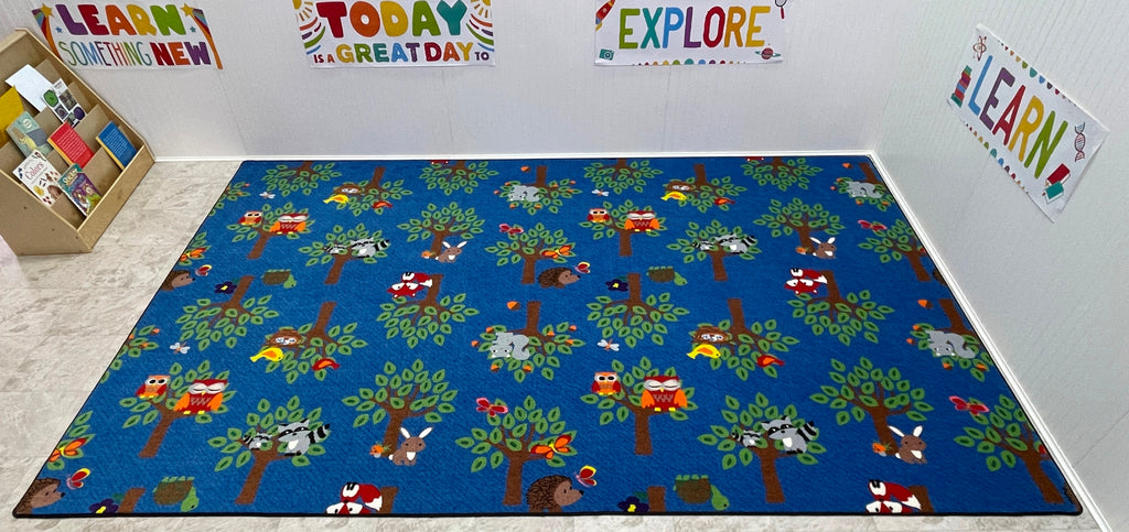 Nature All Around Us Kids Rug –