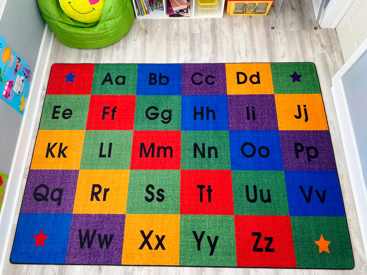 Row By Row Alphabet Rug – KidCarpet.com