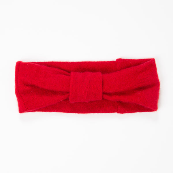 Red Cashmere Headband