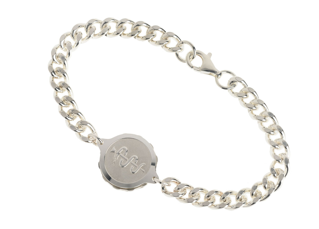 Sterling Silver Snake & Staff Bracelet – SOS Talisman