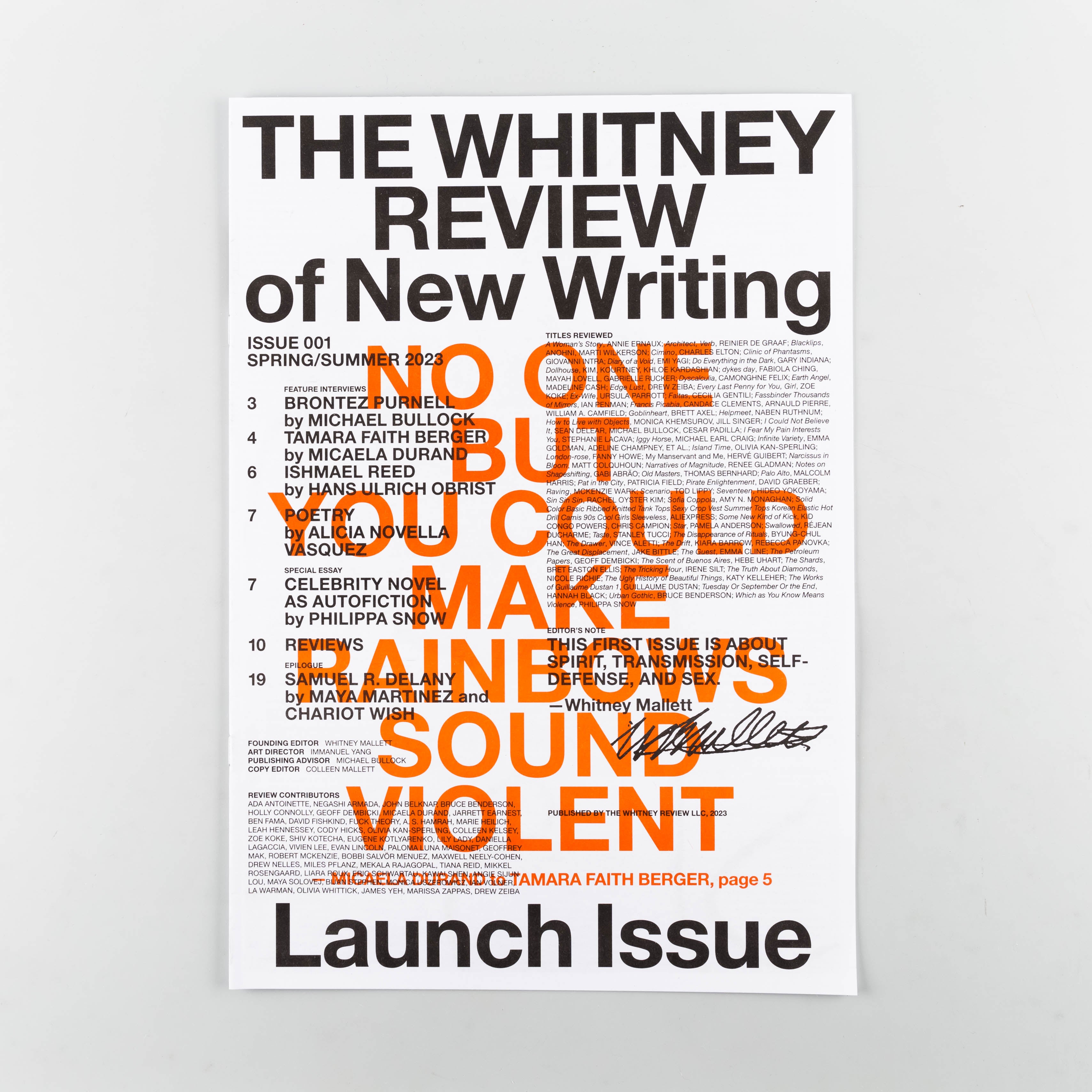 The Whitney Review of New Writing Magazine 1 Village Leeds UK 