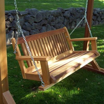 Wooden Swing with Stand