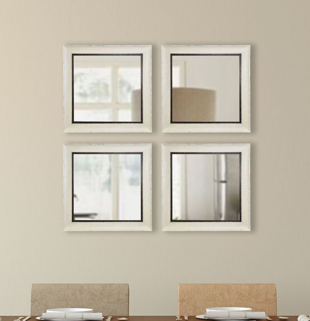 American Made Rayne Wide Brown Leather Square Wall Mirror (S022S Set o –  Rayne Mirrors Inc.