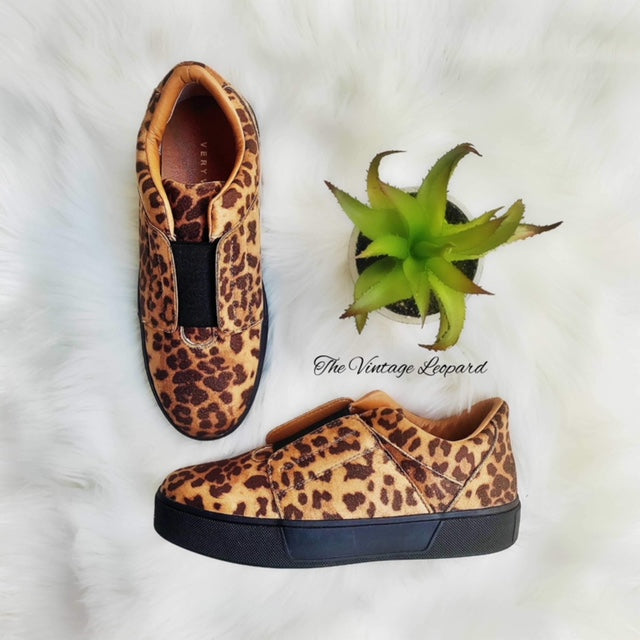 Very Volatile Leopard Foxfire Slip On 