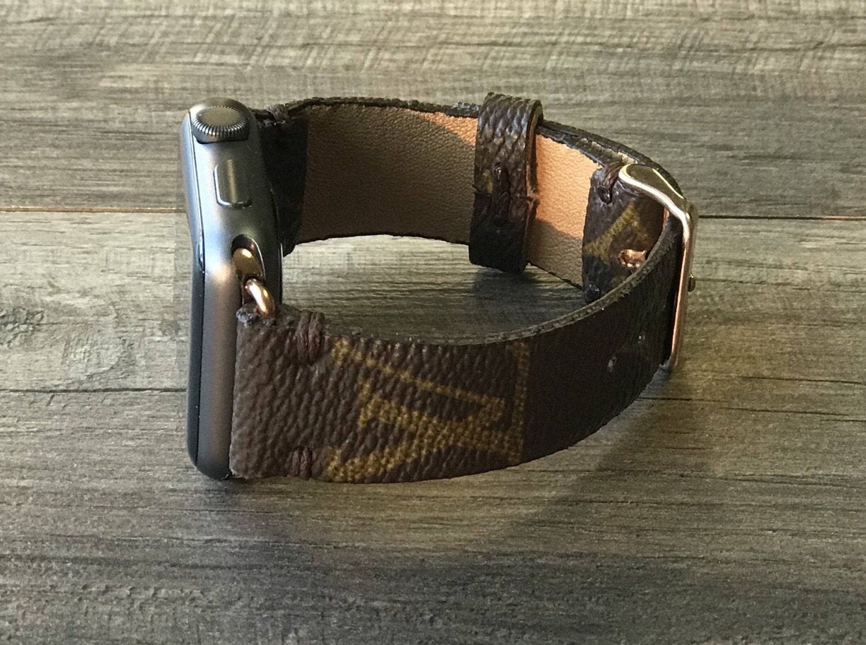 Upcycled Louis Vuitton Apple Smartwatch Watch Band – The Vintage Leopard