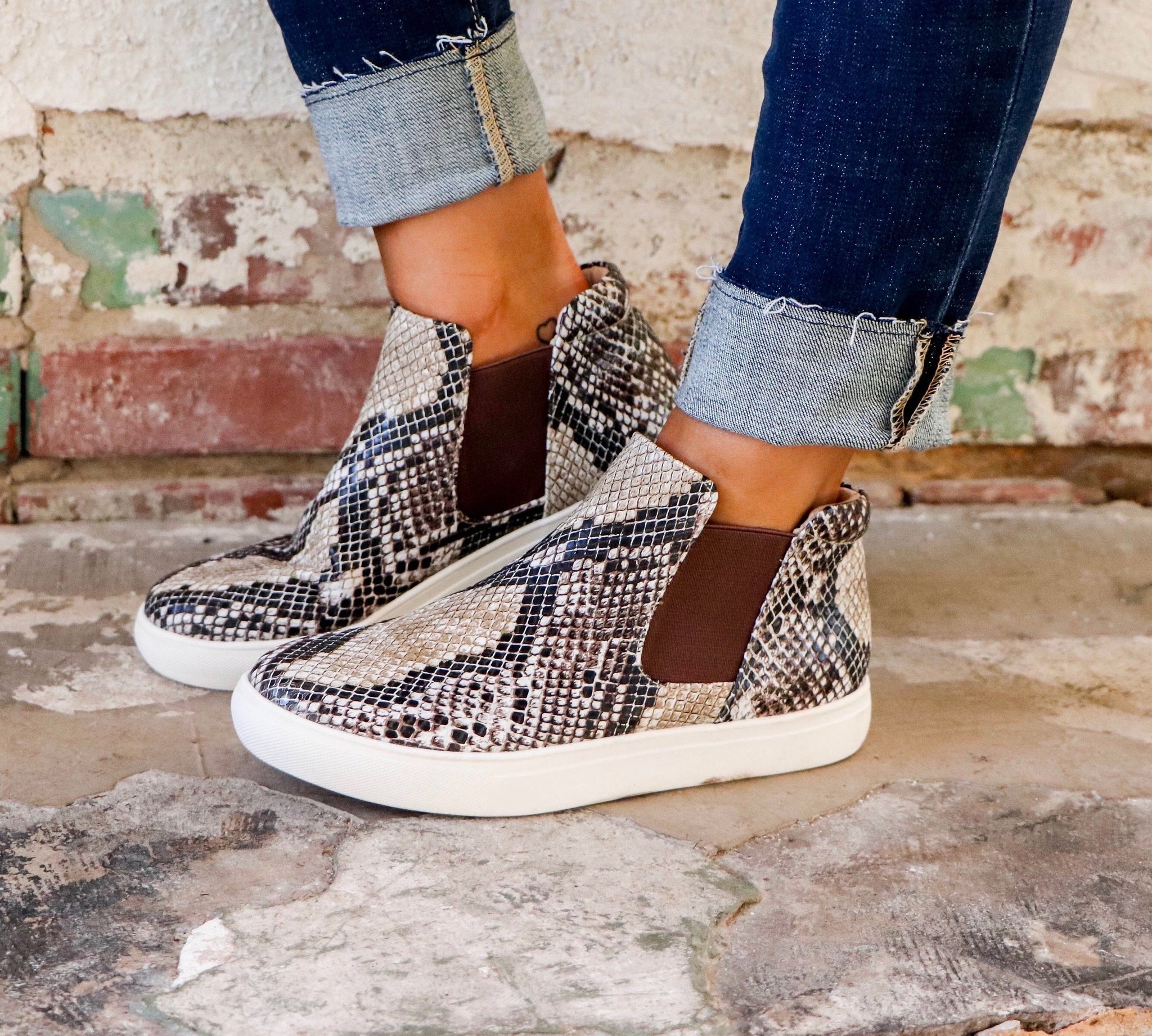 matisse snakeskin sneakers