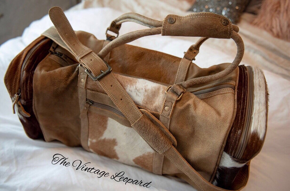 myra cowhide backpack