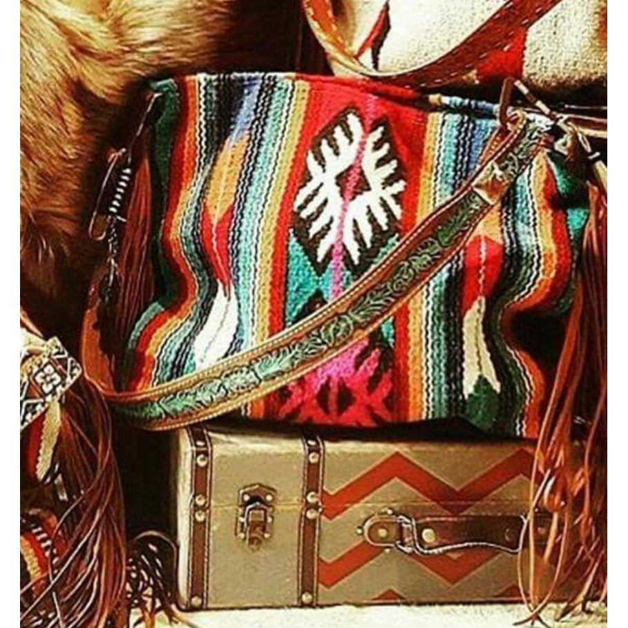 saddle blanket duffle bag