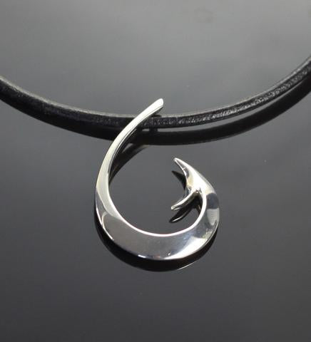 Sterling Silver Fish Hook Bracelet