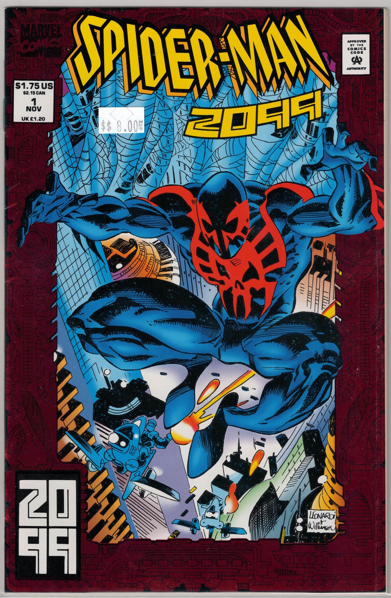 SpiderMan 2099 Issue # 1 Marvel Comics $ – Schofield Coin & Hobby, LLC