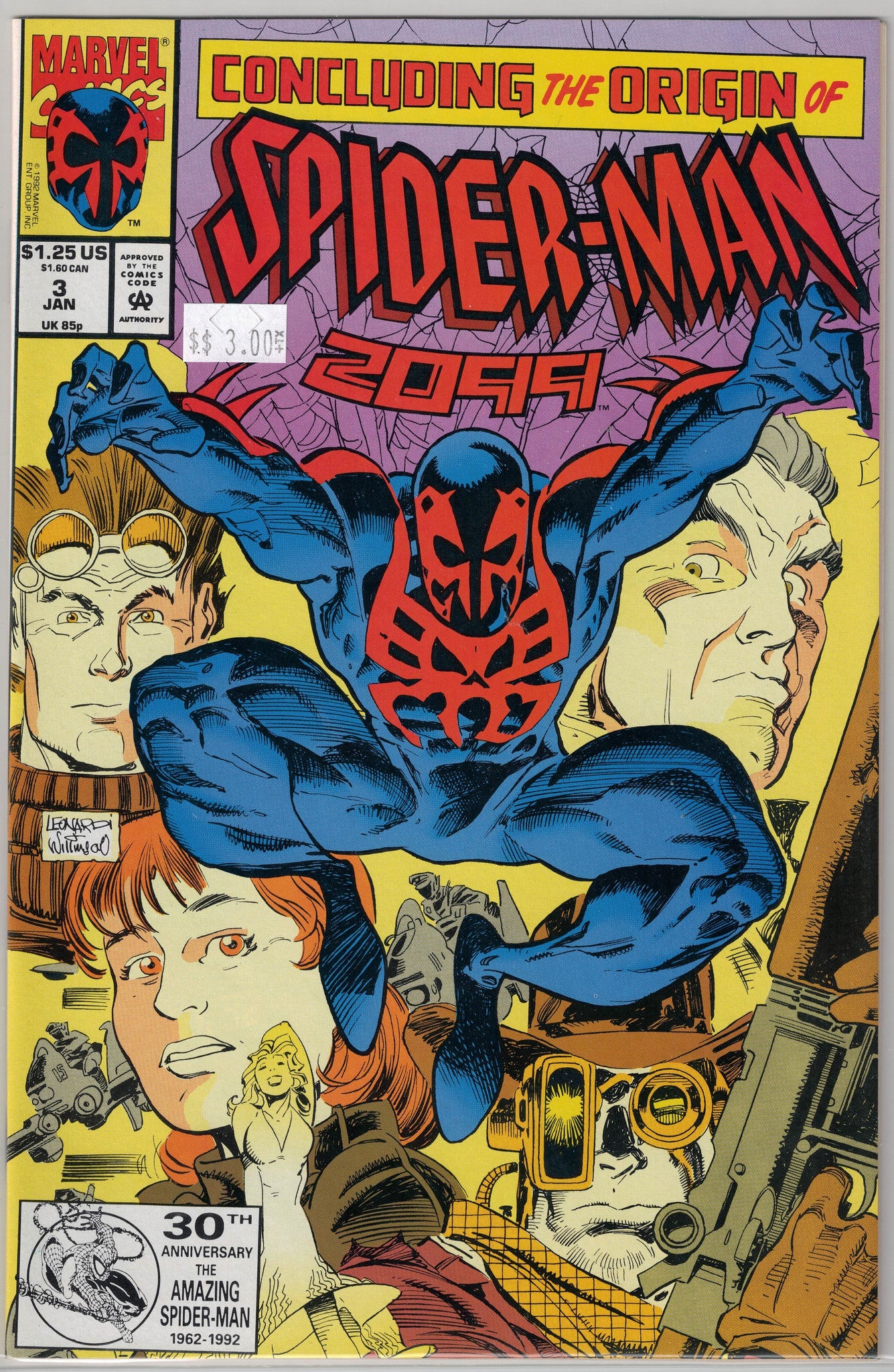 SpiderMan 2099 Issue # 3 Marvel Comics $ – Schofield Coin & Hobby, LLC