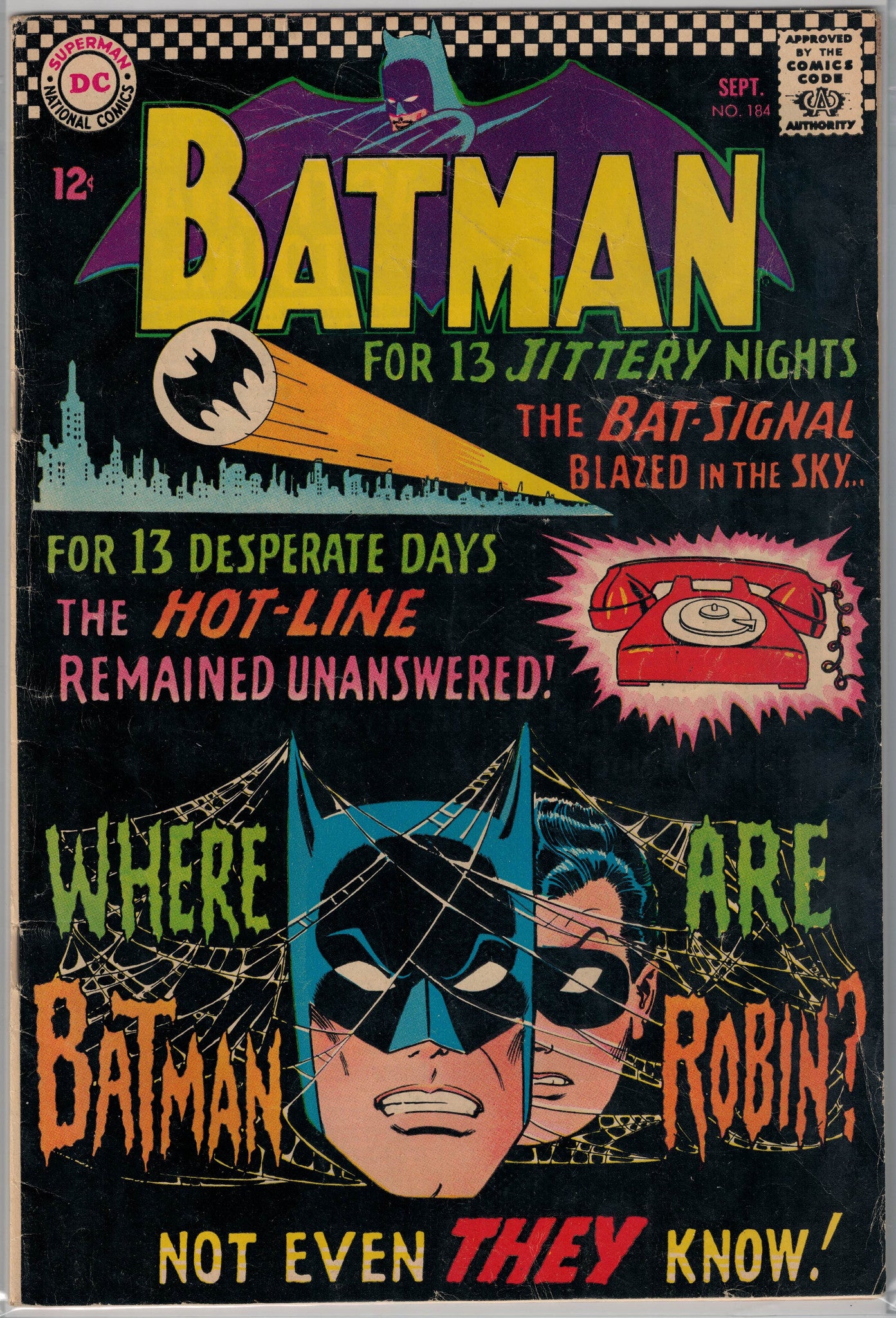 Batman Issue # 184 DC Comics $ – Schofield Coin & Hobby, LLC