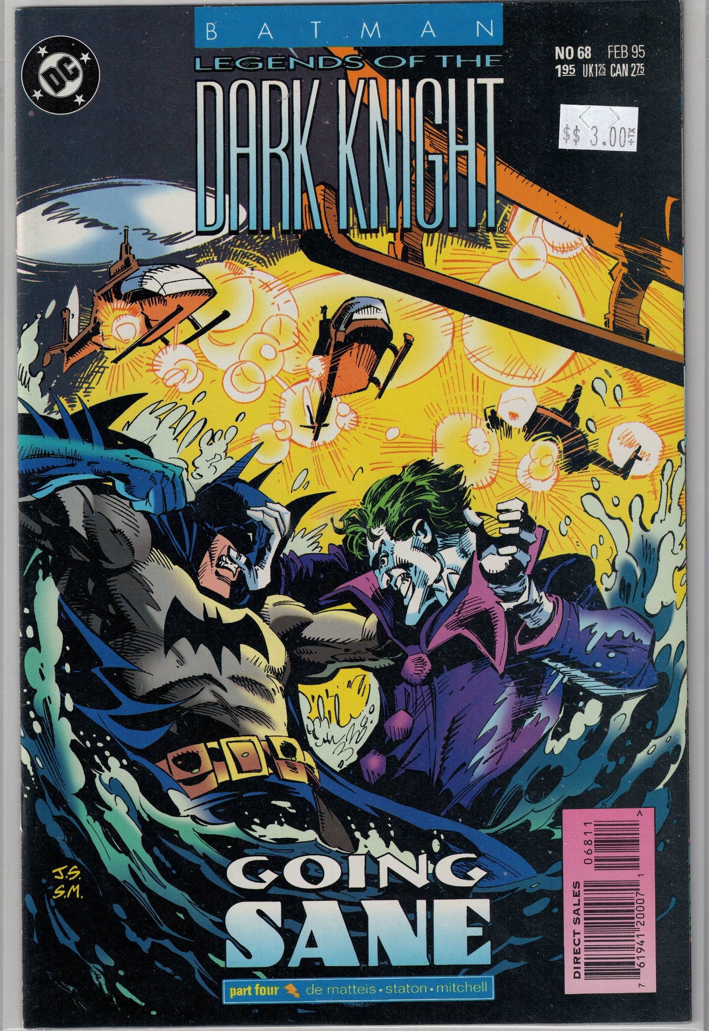 Batman Legends of the Dark Knight Issue #68 DC Comics $ – Schofield  Coin & Hobby, LLC