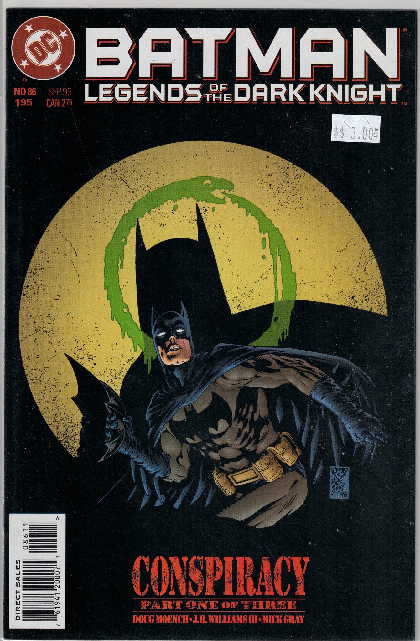 Batman Legends of the Dark Knight Issue #86 DC Comics $ – Schofield  Coin & Hobby, LLC