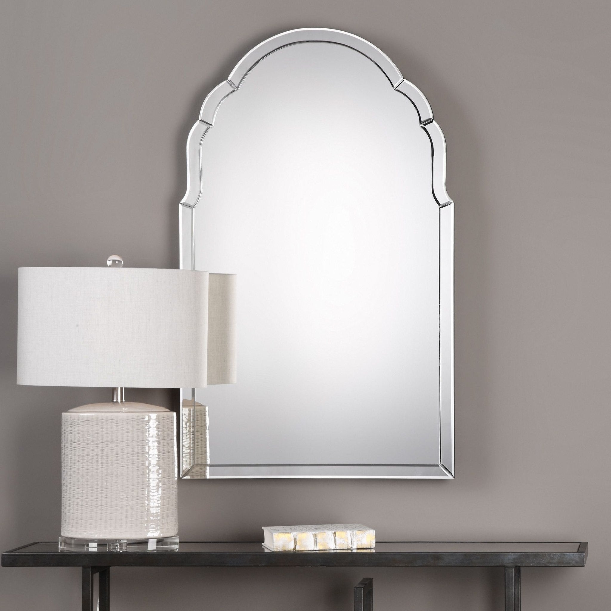 hub arched mirror