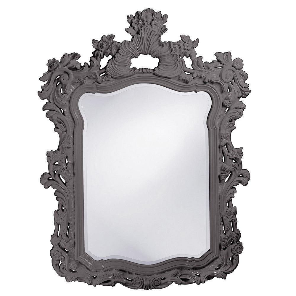 black ornate mirror