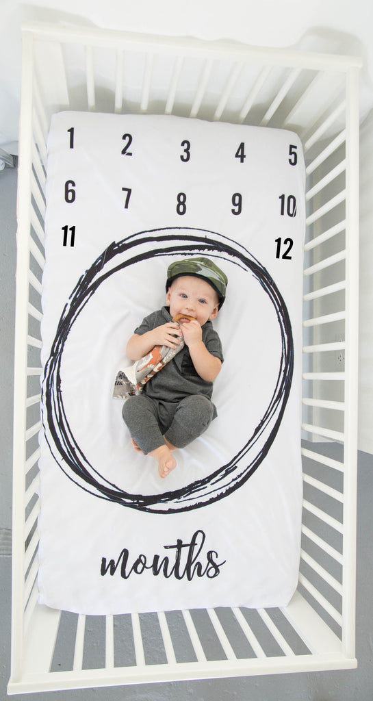 circle crib sheets