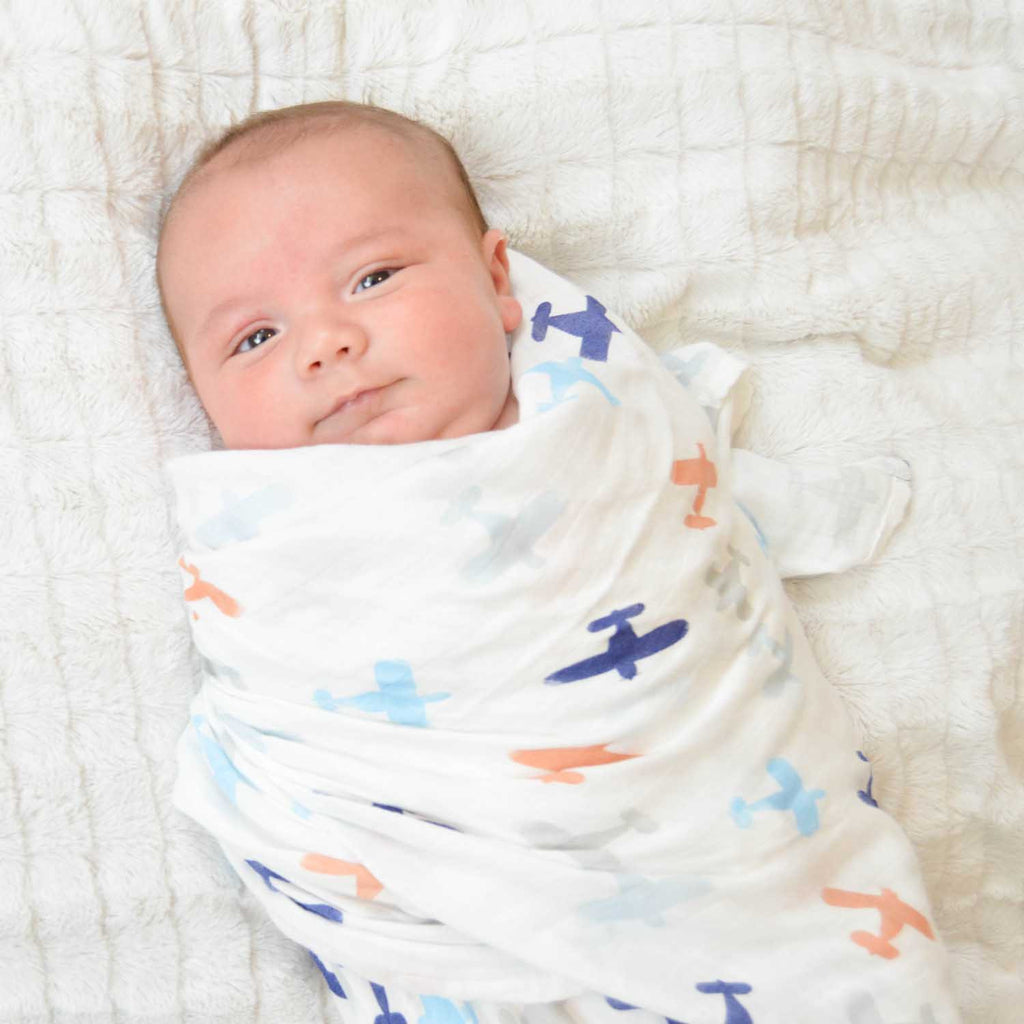 airplane swaddle blanket