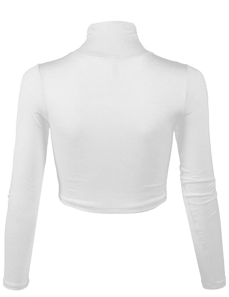 white long sleeve fitted top