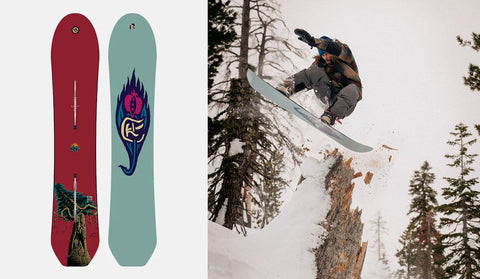 The Burton 1995 Kelly Air Snowboard is the reissue of a classic that has stood the test of time, inspired by world renowned rider Craig Kelly. This distinctive all-mountain snowboard offers powerful performance and precision control - the perfect combination for a confident, graceful ride.