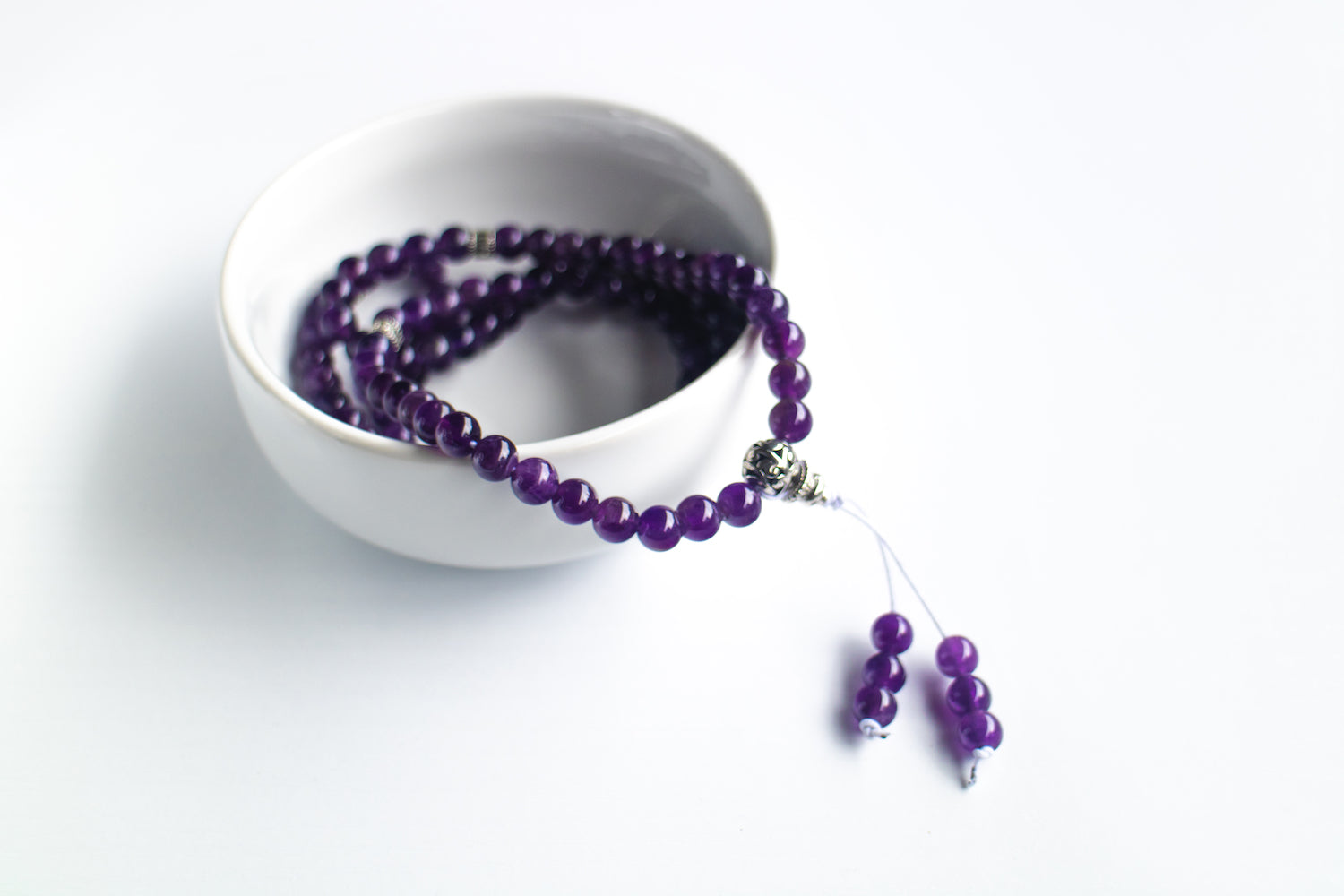 Lapis Lazuli Mala Beads - DIY Mala Kit for Intuition - MeraKalpa Malas