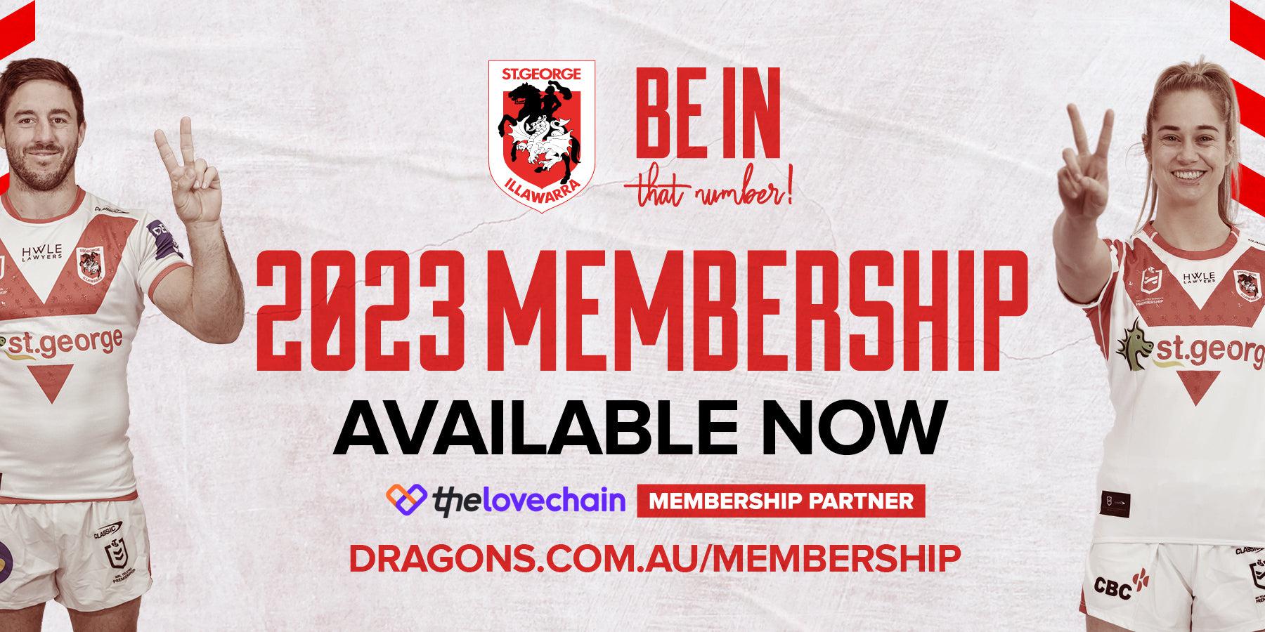 Dragons 2023 Membership Banner