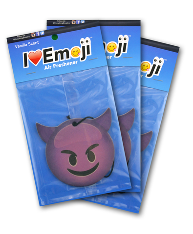 freshener air emoji Freshener   Air Emoji Pack 3 Vanilla Scented Devil Purple