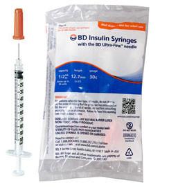 Ultra Fine Insulin Syringes 30g 1 2cc 1 2 Polybag Of 10ct Totaldiabetessupply Com Total Diabetes Supply