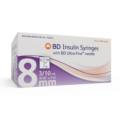 BD Ultra-Fine III Short Insulin Pen Needle, 31 G x 8 mm