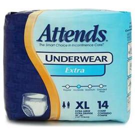 Attends Underwear Extra Absorbent X-Large 56-68 25/bag