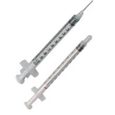 3cc Syringe/needle Combination, Luer-lock Tip, 25g X 1 - Box Of 100